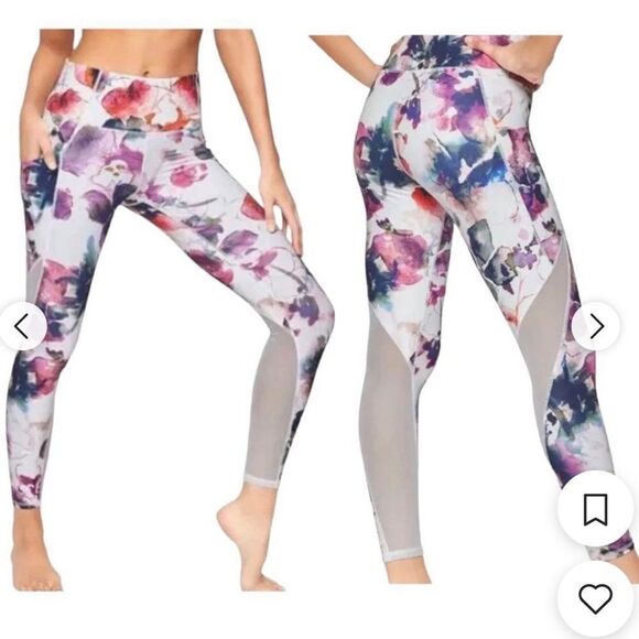 Athleta Mudra Multicolor Watercolor
Floral 7/8 Leggings Pockets #325530
Size L - Picture 1 of 8